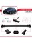 Peugeot 407 Sw 2005-2011 Arası ile Uyumlu Fly Model Ara Atkı Tavan Barı Siyah 3 Adet 3