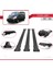 Citroen Jumpy 2 (G9) 2007-2016 Arası ile Uyumlu Fly Model Ara Atkı Tavan Barı Siyah 3 Adet 4