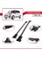 Citroen C3 Picasso 2009-2017 Arası ile Uyumlu Fly Model Ara Atkı Tavan Barı Gri 2 Adet 3