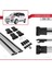 Citroen C3 Picasso 2009-2017 Arası ile Uyumlu Fly Model Ara Atkı Tavan Barı Gri 2 Adet 5