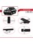 Nissan Navara 3 (D40) 2005-2014 Arası ile Uyumlu Basıc Model Ara Atkı Tavan Barı Siyah 3 Adet 4
