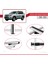 Toyota Land Cruiser Prado (J150) 2010-2023 Arası ile Uyumlu Basıc Model Ara Atkı Tavan Barı Gri 3 Adet 4
