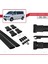 Volkswagen T6 Transporter 2015-2024 Arası ile Uyumlu Fly Model Ara Atkı Tavan Barı Siyah 2 Adet 5