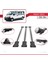 Renault Trafic 2 (X83) 2001-2014 Arası ile Uyumlu Fly Model Ara Atkı Tavan Barı Gri 3 Adet 4