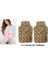 Sıcak Su Torbası 2 Adet Ponponlu Termofor Peluş Bej 28x17 cm 750 ml 1