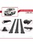 Toyota Land Cruiser V8 (J200) 2008-2021 Arası ile Uyumlu Fly Model Ara Atkı Tavan Barı Siyah 3 Adet 4