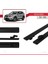 Nissan Rogue 2 (T32) 2014-2020 Arası ile Uyumlu Basıc Model Ara Atkı Tavan Barı Siyah 2 Adet 3