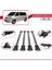 Volkswagen T5 Caravelle 2003-2015 Arası ile Uyumlu Fly Model Ara Atkı Tavan Barı Gri 4 Adet 4