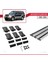 Mitsubishi Pajero (V60) 5 Kapı 1999-2006 Arası ile Uyumlu Fly Model Ara Atkı Tavan Barı Gri 3 Adet 5