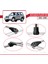 Mitsubishi Pajero (V60) 3 Kapı 1999-2006 Arası ile Uyumlu Ace-1 Ara Atkı Tavan Barı Gri 3 Adet 4