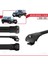 Nissan Qashqai +2 (NJ10) 2008-2013 Arası ile Uyumlu Ace-1 Ara Atkı Tavan Barı Siyah 2 Adet 3