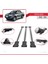 Toyota Hilux 7 (AN30) 2005-2015 Arası ile Uyumlu Fly Model Ara Atkı Tavan Barı Gri 3 Adet 4