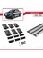 Toyota Hilux 7 (AN30) 2005-2015 Arası ile Uyumlu Fly Model Ara Atkı Tavan Barı Gri 3 Adet 5
