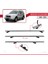 Mercedes M Class (W163) 1998-2005 Arası ile Uyumlu Basıc Model Ara Atkı Tavan Barı Gri 2 Adet 5