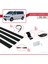 Volkswagen T6 Transporter 2015-2024 Arası ile Uyumlu Basıc Model Ara Atkı Tavan Barı Siyah 4 Adet 5