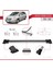Toyota Sienna 2 (XL20) 2004-2010 Arası ile Uyumlu Fly Model Ara Atkı Tavan Barı Gri 2 Adet 3