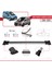 Ford Transit/tourneo Courier Post-Facelift 2018-2022 Arası ile Uyumlu Fly Model Ara Atkı Tavan Barı Gri 3 Adet 3