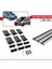 Ford Transit/tourneo Courier Post-Facelift 2018-2022 Arası ile Uyumlu Fly Model Ara Atkı Tavan Barı Gri 3 Adet 5