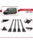 Citroen Jumper 2 2007 ve Sonrası ile Uyumlu Fly Model Ara Atkı Tavan Barı Gri 4 Adet 4