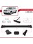 Toyota Highlander (XU40) 2008-2013 Arası ile Uyumlu Fly Model Ara Atkı Tavan Barı Siyah 3 Adet 3