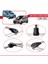 Ford Transit/tourneo Courier Post-Facelift 2018-2022 Arası ile Uyumlu Ace-1 Ara Atkı Tavan Barı Gri 4 Adet 4
