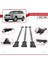 Toyota Land Cruiser Prado (J120) 2002-2006 Arası ile Uyumlu Fly Model Ara Atkı Tavan Barı Gri 3 Adet 4