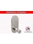 Glare Ince Belli Kendinden Yapışkanlı Askılık Tekli Oval Krom 4 Lü Paket 1