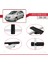 Toyota Sienna 2 (XL20) 2004-2010 Arası ile Uyumlu Basıc Model Ara Atkı Tavan Barı Siyah 3 Adet 4