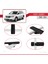 Dodge Journey 2008 ve Sonrası ile Uyumlu Basıc Model Ara Atkı Tavan Barı Siyah 2 Adet 4