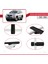Toyota Land Cruiser Prado (J125) 2007-2009 Arası ile Uyumlu Basıc Model Ara Atkı Tavan Barı Siyah 3 Adet 4