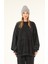 5377 - 3 Iplik Soft Yıkamalı Salaş Basic Kadın Sweatshirt 4