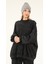 5377 - 3 Iplik Soft Yıkamalı Salaş Basic Kadın Sweatshirt 6