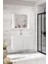 Viola-Win 80 cm Mdf Banyo Dolabı, Seramik Lavabolu Banyo Dolabı Seti Hazır Kurulu 1