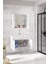 Viola-Win 80 cm Mdf Banyo Dolabı, Seramik Lavabolu Banyo Dolabı Seti Hazır Kurulu 2