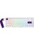 Epomaker HE68 White Purple Hall Effect Magnetic Pink Manyetik Switch Rgb Hotswap Mekanik Gaming Klavye 2