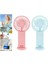 2 Adet Mini Fan,telefon Tutucu,portatif El Vantilatörü Pembe,mavi 9,3X19CM 1