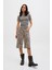 Kadin Leopar Desenli Baggy Sort - Sarah 1