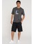 Jack&jones Cole Mateo Cargo Mid Erkek Siyah Şort 1
