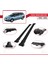 Renault Megane Grand Tour 2002-2008 Arası ile Uyumlu Fly Model Ara Atkı Tavan Barı Siyah 2 Adet 3