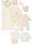 Organik Raporlu Interlok Zıbın Set 10LU (Organıc Lıttle Lamb) Z1027 Bej 0-3M/62CM 1
