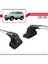 Toyota Land Cruiser Prado (J120) 2002-2009 Arası ile Uyumlu Ace-3 Ara Atkı Tavan Barı Gri 2 Adet 3
