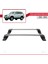 Toyota Land Cruiser Prado (J120) 2002-2009 Arası ile Uyumlu Ace-3 Ara Atkı Tavan Barı Gri 2 Adet 4
