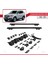 Ssangyong Rexton (Y290) 2012-2017 Arası ile Uyumlu Hook Model Ara Atkı Tavan Barı Siyah 2 Adet 5