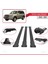 Toyota Land Cruiser (J100) 2003-2007 Arası ile Uyumlu Fly Model Ara Atkı Tavan Barı Siyah 3 Adet 4