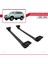 Toyota Land Cruiser Prado (J120) 2002-2009 Arası ile Uyumlu Ace-3 Ara Atkı Tavan Barı Siyah 2 Adet 5