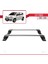 Fiat Panda (319) 2012-2021 Arası ile Uyumlu Ace-3 Ara Atkı Tavan Barı Gri 2 Adet 4