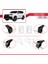 Lexus Lx 600 2022-2025 Arası ile Uyumlu Ace-2 Ara Atkı Tavan Barı Siyah 2 Adet 4