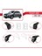 Peugeot 4008 2012-2017 Arası ile Uyumlu Ace-2 Ara Atkı Tavan Barı Siyah 2 Adet 4