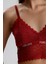 Dantel Detay Bralet Takım | Bordo 285 2