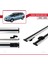 Renault Megane Grand Tour 2002-2008 Arası ile Uyumlu Basıc Model Ara Atkı Tavan Barı Gri 2 Adet 3